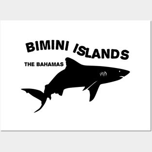 Shark Diving at Bimini Islands - The Bahamas Posters and Art